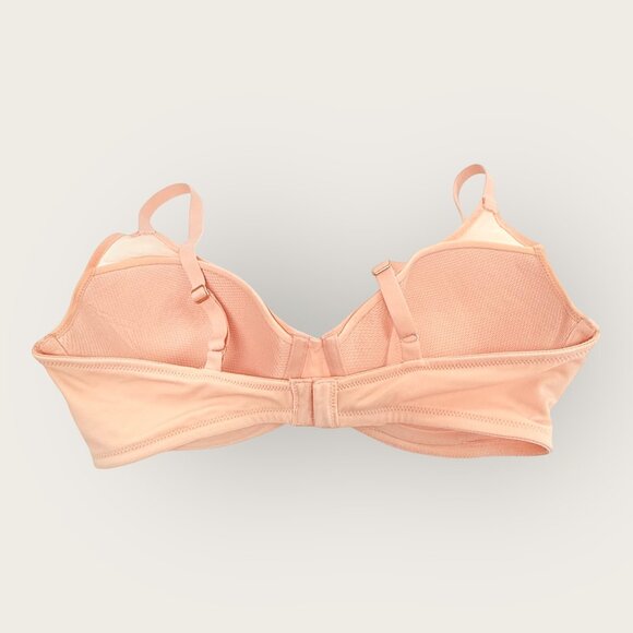 Vanity Fair Light Beige Underwire Bra Size 36C Mesh Overlay - Picture 2 of 3